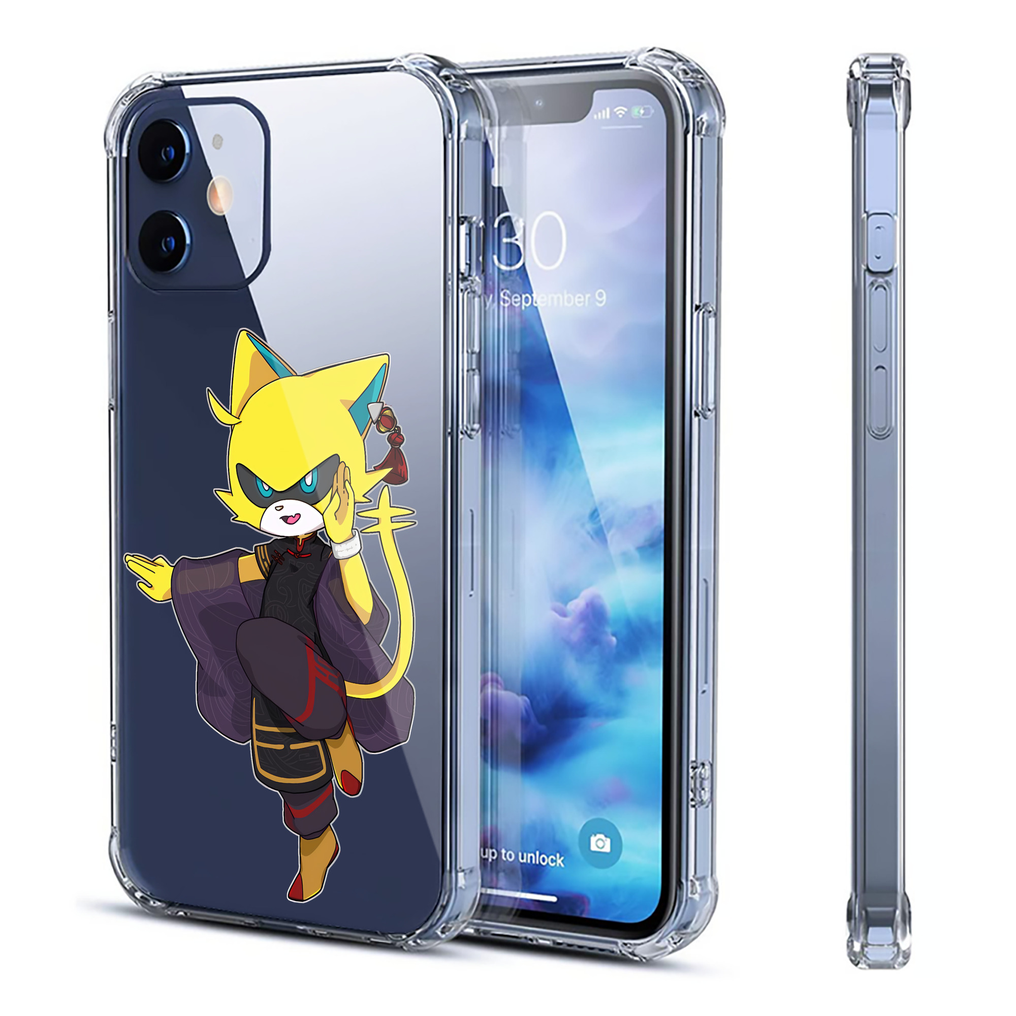 （画像用） 妖怪ウォッチ Yo-kai Watch 【iPhone 12シリーズ対応】透明スマホケース（クリアソフトケース）